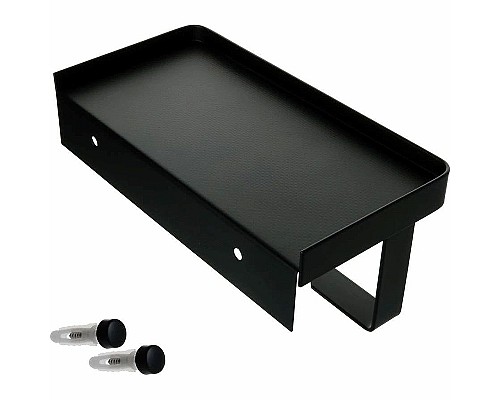 Держатель туалетной бумаги Fixsen Hotel FX-31011B с полкой Черный матовый