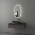 Зеркало Evoform Ledshine 80x40 с подсветкой 16.5 W - без выключателя - нейтральный белый свет