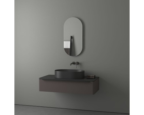 Зеркало Evoform Ledshine 80x40 с подсветкой 16.5 W - без выключателя - нейтральный белый свет