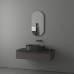 Зеркало Evoform Ledshine 80x40 с подсветкой 16.5 W - без выключателя - нейтральный белый свет
