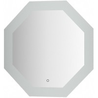 Зеркало Evoform Ledshine 70x70 с подсветкой 22.5 W - сенсорный выключатель - нейтральный белый свет