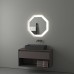 Зеркало Evoform Ledshine 70x70 с подсветкой 22.5 W - сенсорный выключатель - нейтральный белый свет