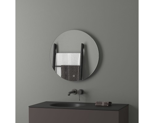 Зеркало Evoform Ledshine d60 с подсветкой 15 W - сенсорный выключатель - нейтральный белый свет