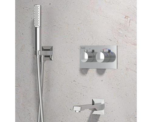 Душевая система Teska Teona T4100C с термостатом Хром