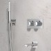 Душевая система Teska Teona T4100C с термостатом Хром