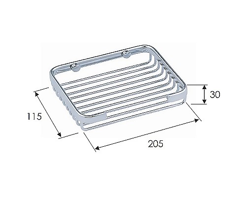 Мыльница Remer RB212CR Хром