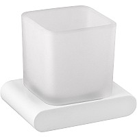 Стакан для зубных щеток Remer Lounge LN15BO Белый матовый