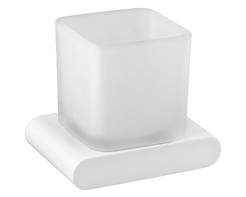 Стакан для зубных щеток Remer Lounge LN15BO Белый матовый