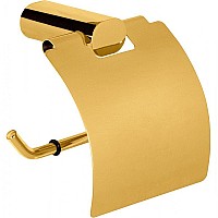 Держатель туалетной бумаги Remer Lounge LN60DO с крышкой Золото