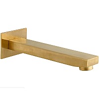 Излив для смесителя Remer Qubica 91QBG Золото брашированное