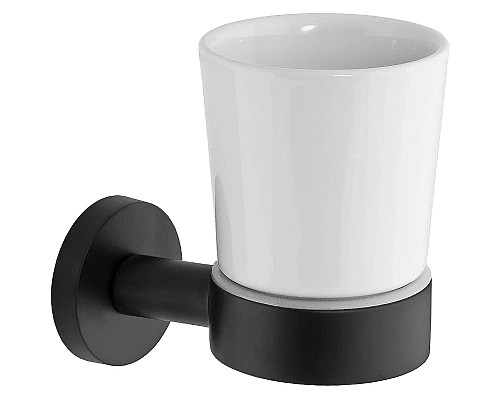 Стакан для зубных щеток Remer Guest GS15NO Черный матовый