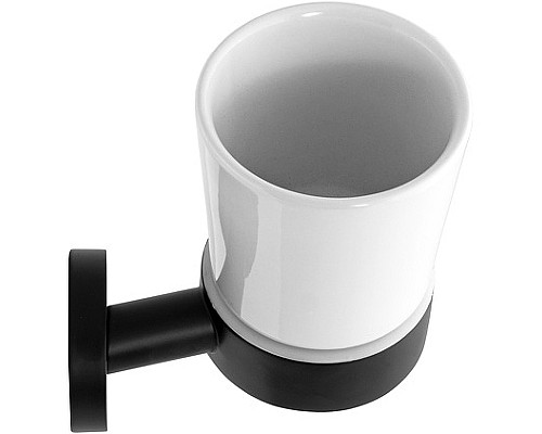 Стакан для зубных щеток Remer Guest GS15NO Черный матовый