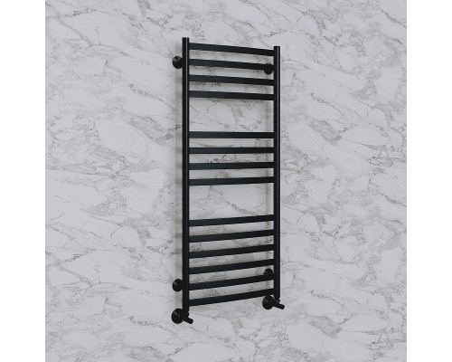 Водяной полотенцесушитель Terminus Авиэль П14 500х1200 4670078529220 Хром, нижнее подключение, G 1/2" ВР, с угловым соединением