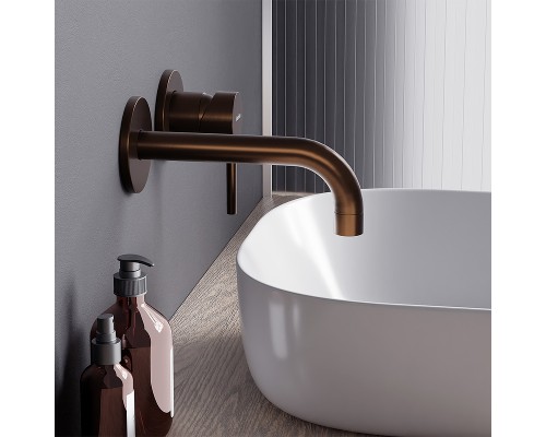 Смеситель для раковины Damixa Scandinavian Pure 360260500 Розовое золото