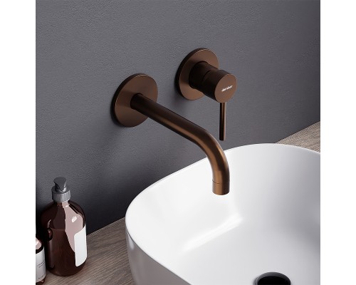 Смеситель для раковины Damixa Scandinavian Pure 360260500 Розовое золото