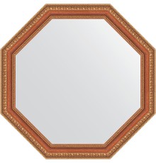 Зеркало Evoform Octagon 62х62 в багетной раме - Бронзовые бусы на дереве 60 мм