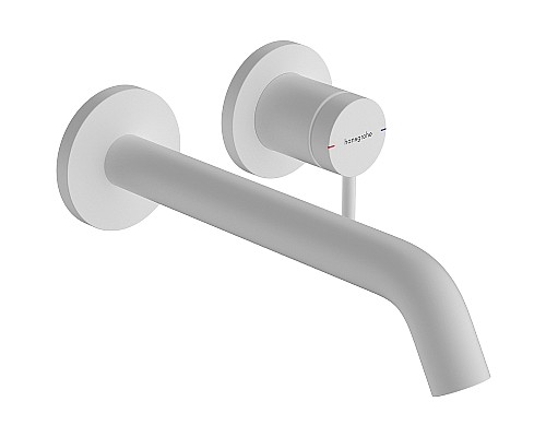 Смеситель для раковины Hansgrohe Tecturis S 73351700 Белый матовый