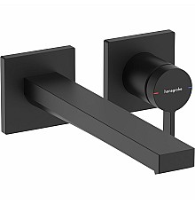 Смеситель для раковины Hansgrohe Tecturis E 73051670 Черный матовый