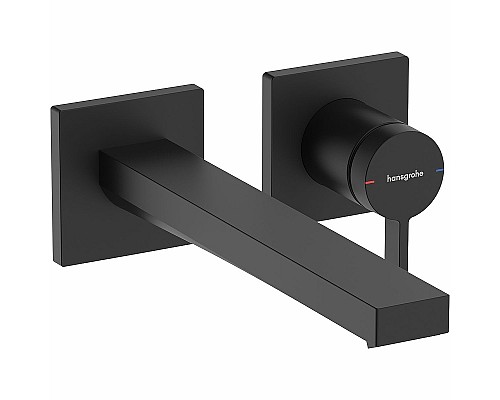 Смеситель для раковины Hansgrohe Tecturis E 73051670 Черный матовый