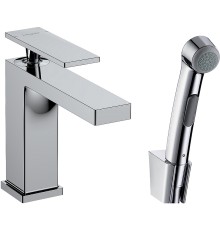 Смеситель для раковины Hansgrohe Tecturis E с гигиеническим душем Хром
