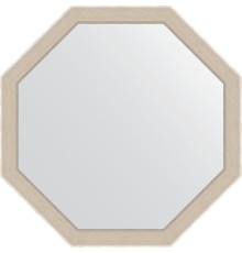 Зеркало Evoform Octagon 69х69 в багетной раме - Травленое серебро 52 мм