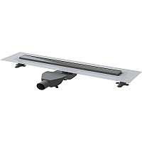 Душевой лоток Boheme Premium Linear 80 982-80-GM с решеткой Оружейная сталь