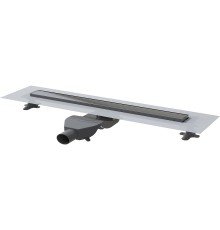 Душевой лоток Boheme Premium Linear 80 982-80-GM с решеткой Оружейная сталь