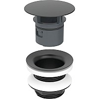 Донный клапан Geberit 152.080.14.1 Черный матовый