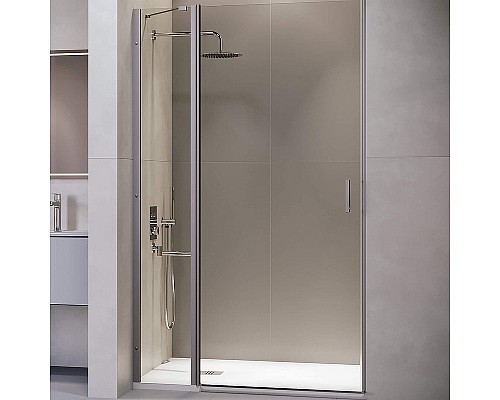 Душевая дверь RGW Leipzig LE-004-Gg 130 351200413-110 профиль Серый стекло прозрачное