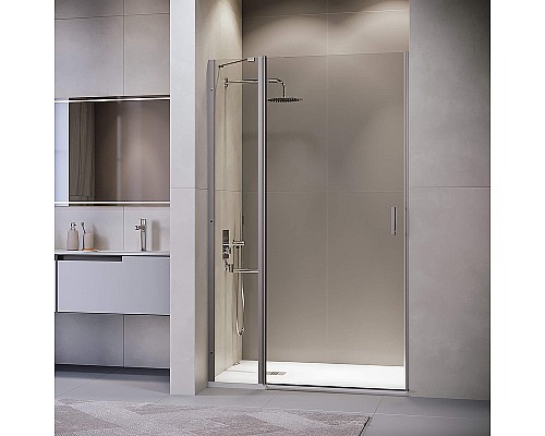 Душевая дверь RGW Leipzig LE-004-Gg 130 351200413-110 профиль Серый стекло прозрачное