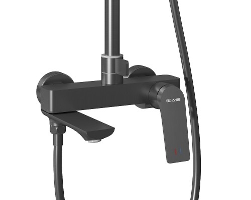 Душевая система Grossman Cosmo 500.K35.02.420 Графит брашированный