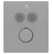Смеситель для душа Vincea VSCV-321T-MGM с термостатом Вороненая сталь