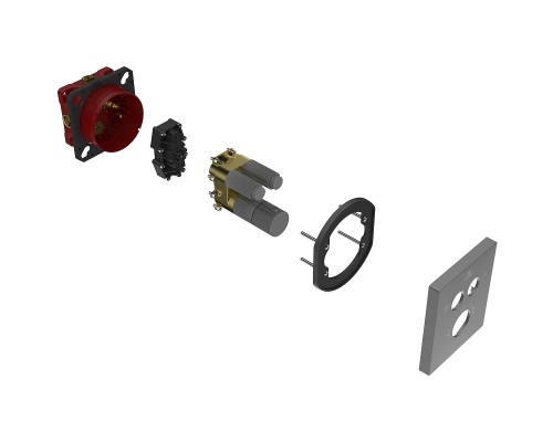 Смеситель для душа Vincea VSCV-321T-MGM с термостатом Вороненая сталь