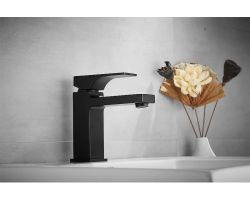 Смеситель для раковины Rose R10H Черный матовый