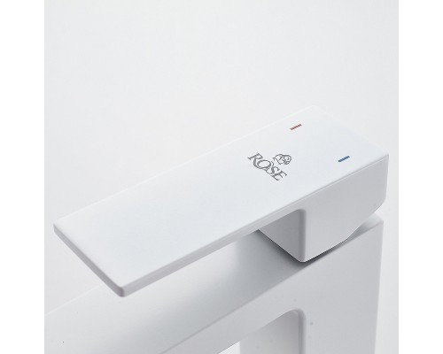 Смеситель для раковины Rose R18C Белый матовый