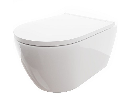 Комплект унитаза с инсталляцией Aquatek Set Aquatek Поларис-024 4в1 с сиденьем Микролифт и клавишей смыва Хром матовый