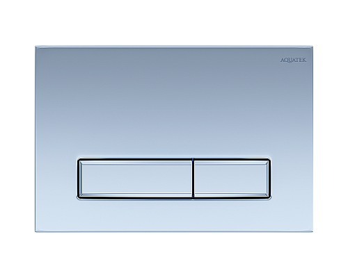 Комплект унитаза с инсталляцией Aquatek Set Aquatek Поларис-024 4в1 с сиденьем Микролифт и клавишей смыва Хром матовый