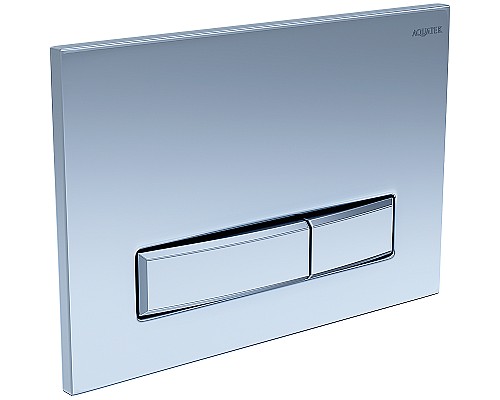 Комплект унитаза с инсталляцией Aquatek Set Aquatek Поларис-024 4в1 с сиденьем Микролифт и клавишей смыва Хром матовый