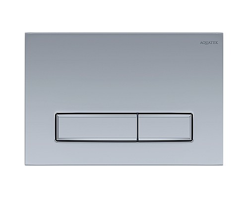 Комплект унитаза с инсталляцией Aquatek Set Aquatek Поларис-027 4в1 с сиденьем Микролифт и клавишей смыва Никель