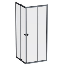 Душевой уголок AM.PM Sunny 80х80 W87G-403-8080-BT профиль Черный матовый стекло прозрачное