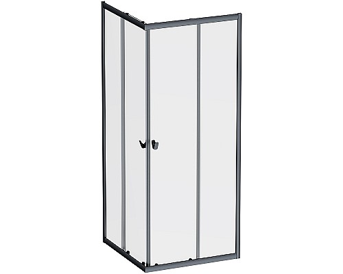 Душевой уголок AM.PM Sunny 80х80 W87G-403-8080-BT профиль Черный матовый стекло прозрачное