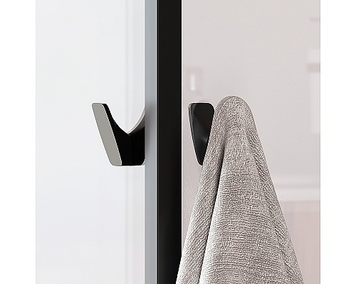 Душевой уголок AM.PM Sunny 80х80 W87G-403-8080-BT профиль Черный матовый стекло прозрачное