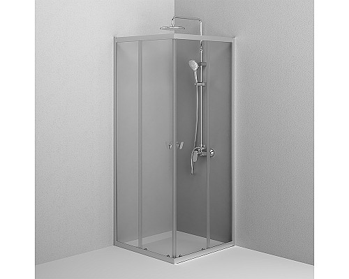 Душевой уголок AM.PM Sunny 80х80 W87G-403-8080-MT профиль Хром матовый стекло прозрачное