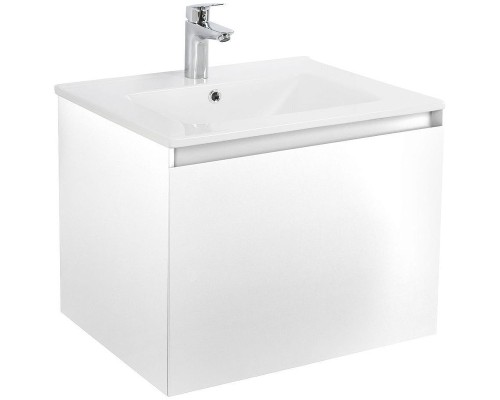 Тумба под раковину Art&Max Latina 60 AM-Latina-600-1C-SO-BM подвесная Белая матовая