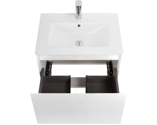 Тумба под раковину Art&Max Latina 60 AM-Latina-600-1C-SO-BM подвесная Белая матовая