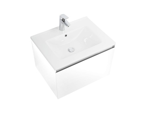 Тумба под раковину Art&Max Latina 60 AM-Latina-600-1C-SO-BM подвесная Белая матовая