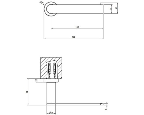 Держатель туалетной бумаги Gessi Emporio Accessories 38849#031 Хром