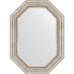 Зеркало Evoform Octagon 56x76 BY 7165 в багетной раме - Римское серебро 88 мм