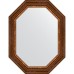 Зеркало Evoform Octagon 66x86 в багетной раме - Римская бронза 88 мм
