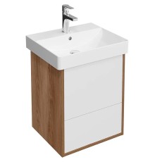 Тумба под раковину Kerama Marazzi Pro 50 PRO.50.2\OLM подвесная Белая матовая Швейцарский вяз